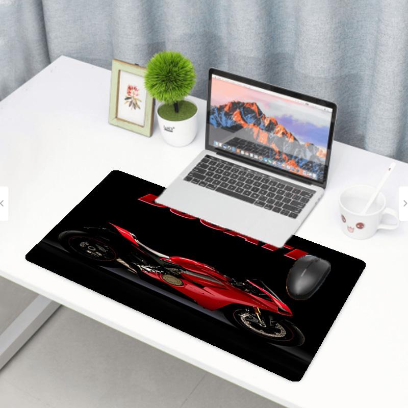 Ducati motorcycle Print Mouse Pad, Anti‑Slip Desktop keyboard Mat, for PC Laptop Gaming Working Daily Use, Cool Festival Birthday Gift