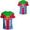 2023 Tessffel Africa Country Eritrea Lion Colorful Retro 3DPrint Men/Women Summer Casual Funny Short Sleeves T-Shirts Streetwear