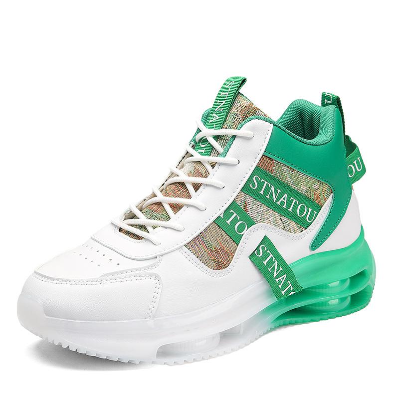 High top autumn and winter new sports running shoes youth height increase sports