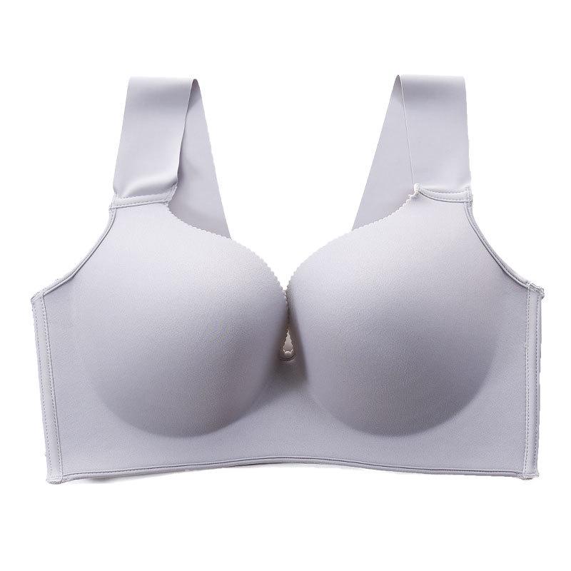 Ultra-Thin Breathable Full Cup Vest Bra for Larger Sizes – No Steel Ring, Sports Style, Enhances Small Breasts