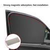 Car Sunshade Curtains Summer Protection Window Magnetic Suction Sunshade Side Window Cover Sun Visor Front Rear Auto Accessories