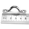 Saddle Ceiling Hook Pad Eye Plate Boat Handle Canopy Fender Hook Boat Marine Tie Down Door Handle