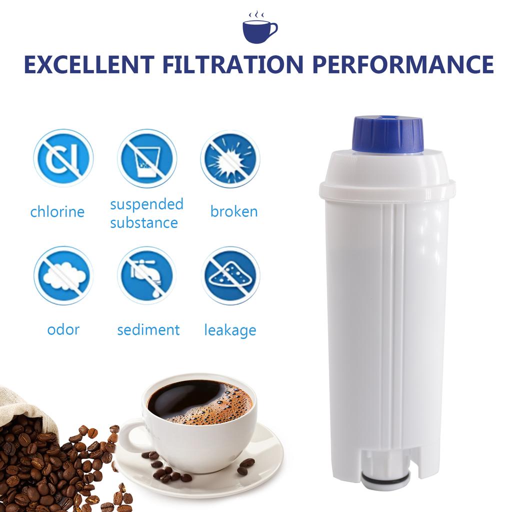 4Pcs Coffee Replacement Filter Cartridge Replacement Filter Coffee Filter Compatible with Delonghi