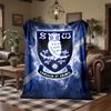 Флисовое одеяло в тематике Sheffield Wednesday Уютное мягкое плюшевое одеяло для спальни, дивана, путешествий