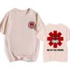 Красные Горячие Огненные Кальмары Перец Чили Футболки Streetwear Хип-Хоп Летняя Хлопковая Футболка Повседневная Рок Графическая Печать Футболки