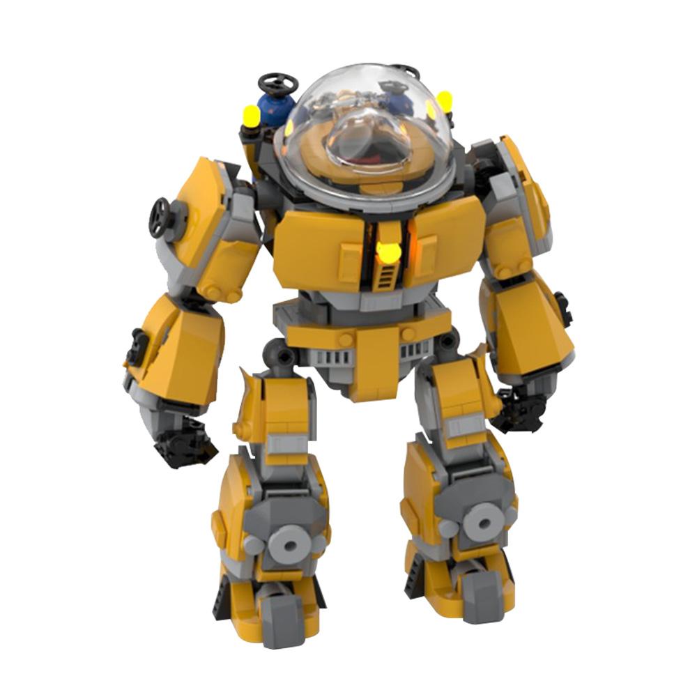 Gobricks Sea Moth Subnautica Game Building Blocks Mini Subnautica Building Block Kids Model Toys Подарок на день рождения Рождественский подарок