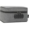 Smell Proof Bag, Odor Eliminator Travel Storage Case, Lock Box Bag with Combination Lock, Grey