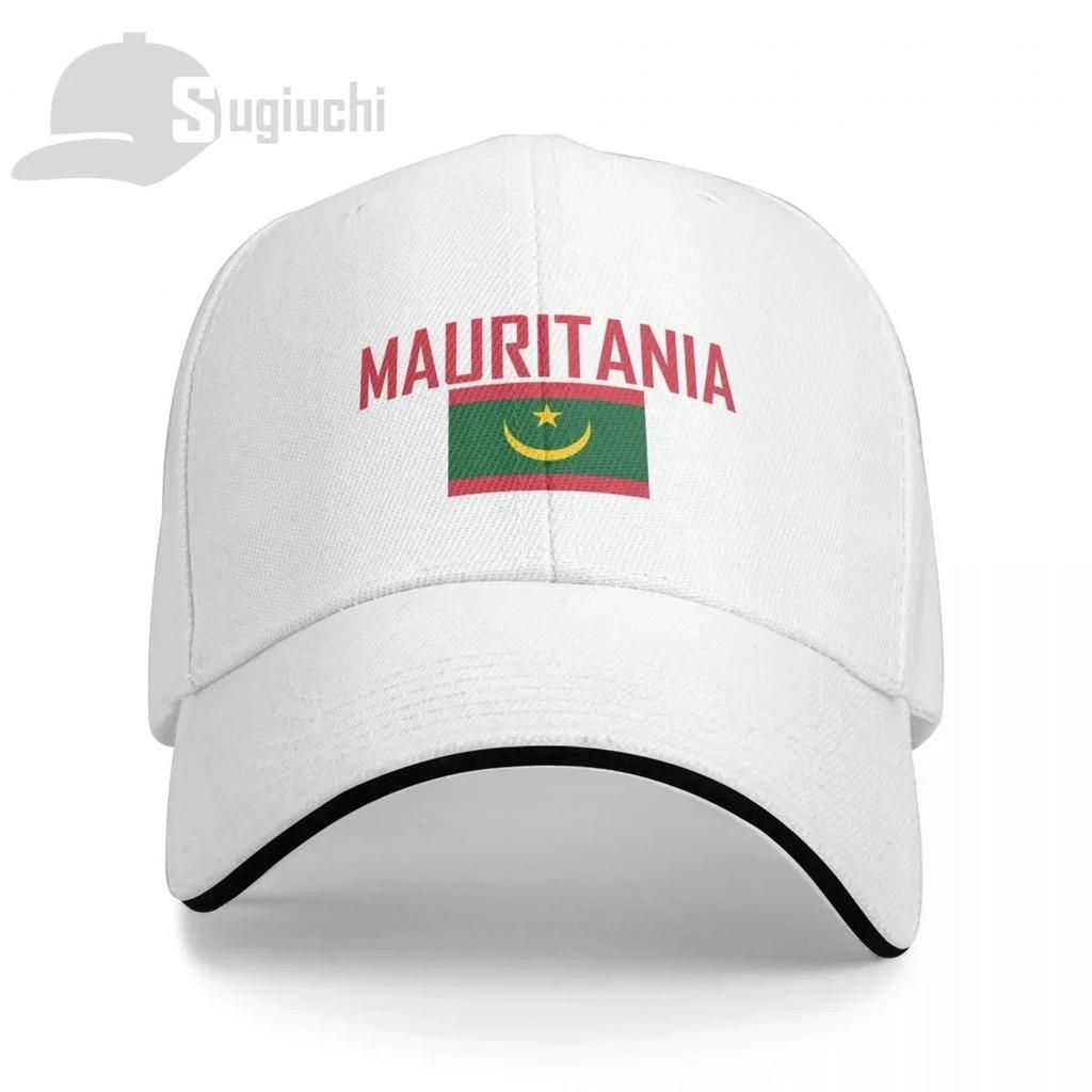 Mauritania Flag With Letter Baseball Cap Unisex Women Summer Unisex Hip Hop Caps Cotton Snapback Golf Hat Fishing Caps