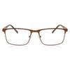 Full Rim Rectangle Brown Smartbuy Collection Blaire Asian Fit 605c Fashion Unisex Eyeglasses