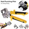 1 шт. Плоскогубцы для пробивки потолка с плоским зевом, Пуансон для замка, Инструмент для обжима стоек, Новые килевые плоскогубцы, Инструмент для пробивки