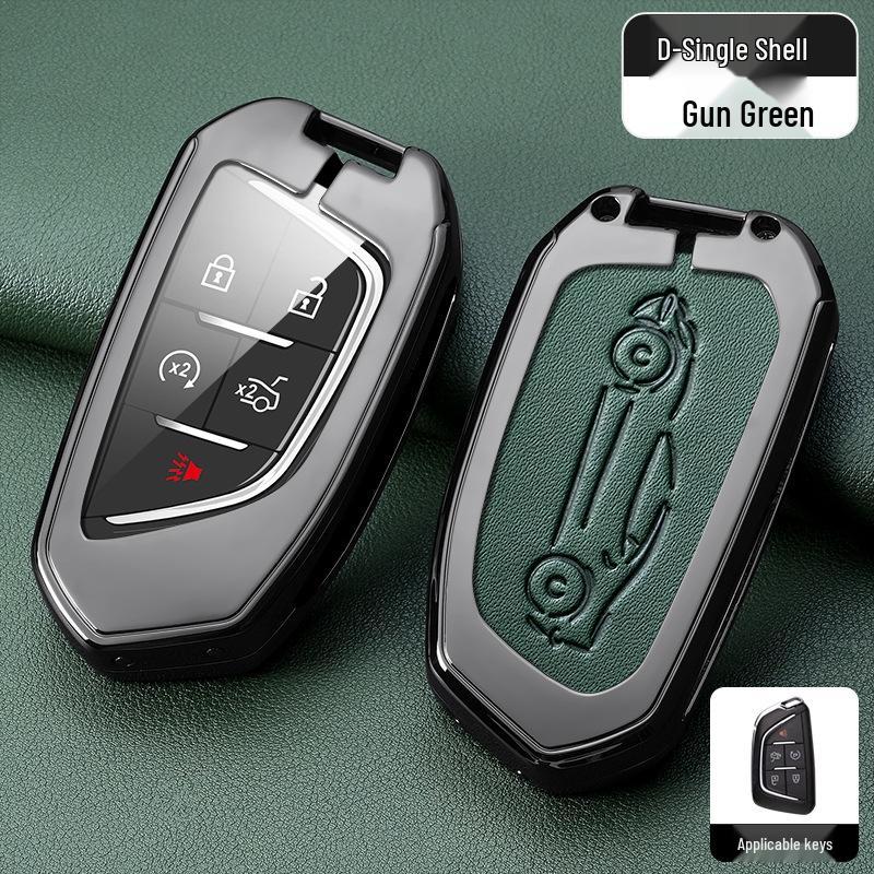 Премиальный металлический чехол для ключа Cadillac XT5, CT5, XT4, XT6, CT6, XTS, ATSL, CT4