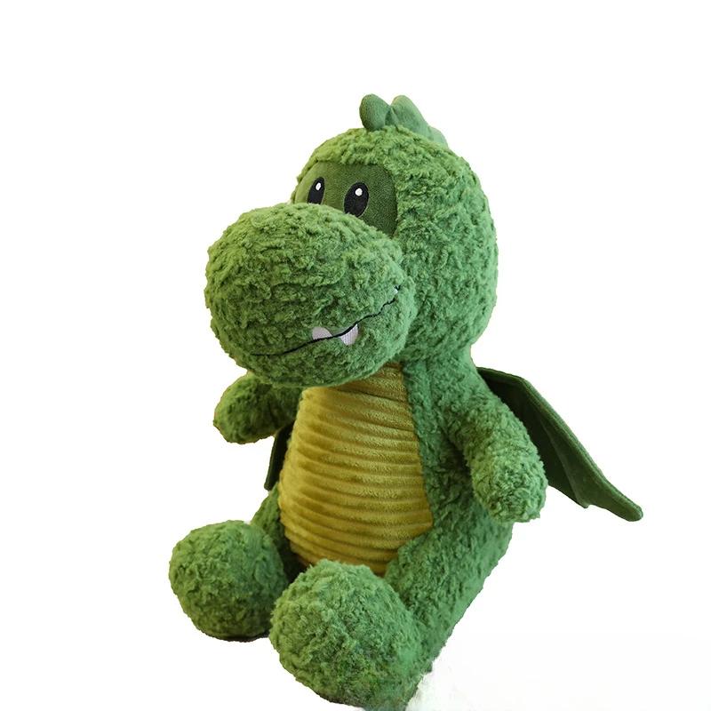 Latest Green Simulation Dinosaur Animals Soft Stuffed Plush Toys Hobbies Delicate Kawaii Great Birthday Presents Friends or Kids
