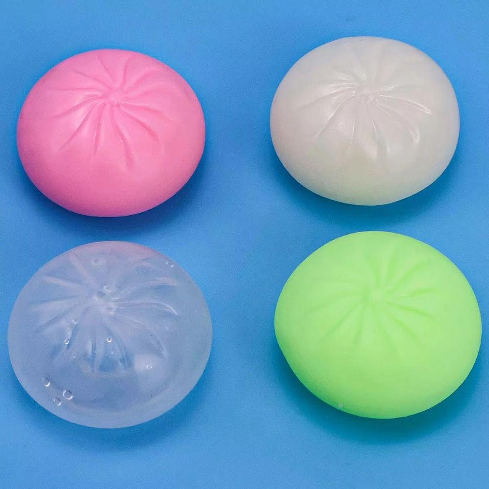 Flexible DIY Empty Ball Skin Soft TPR Handmade Ball Skin Creative Dumpling Squishy Kids Toy
