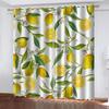 Aesthetic Room Decoration 3D Fruit Prints Patterns Window Curtain Living Room Decorative Blackout Curtains for The Bedroom