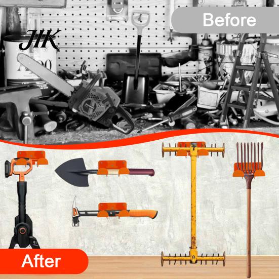 Heavy Duty Trimmer Mount Wall Mounted Rack Garage Organizer Weed Whackers Holder Garden Eater Hanger Power Tool for Shed Workshop Grass Hedge