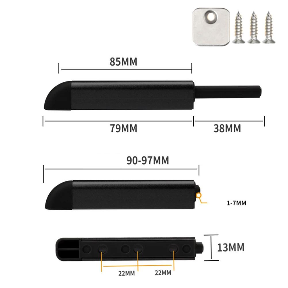 Защелки для шкафов Амортизатор Дверной стопор Сплав Push To Open Отпирание касанием Дверной защелки Устройство отскока Мебельная фурнитура