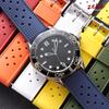 Tropical Silicone Watch Band Quick Release Strap 20mm 22mm for Oris for Seiko for Citizen Rubber Wristband Belt Smartwatch Strap
