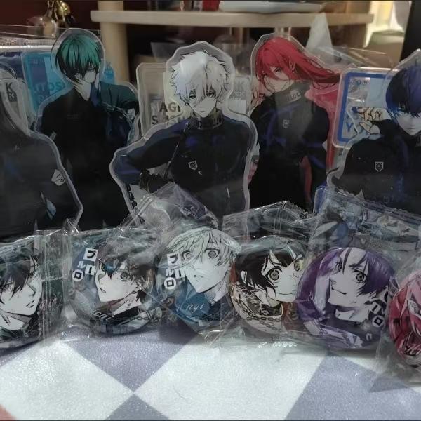 Серия персонажей Blue Lock 16 см, стендовый дисплей, Йисаги Ёити, Бачира Мегуру и Нагиширо Джин, гуманоид