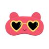 Animal Ear Plush Eye Mask Cartoon Eyes Sleeping Eyepatch Sleeping Eyeshade  Nap Travel Supplies