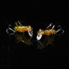 5pcs 4cm Fishing Lures Artificial Grasshopper Lures Insect Shape Hard Bait (#2)