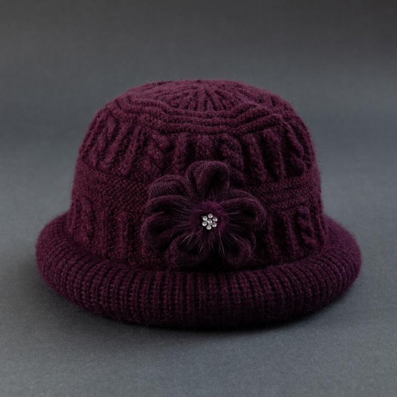 Winter Wool Knitted Hat and Scarf Set for Women - Fleece-Lined, Thick, Cold-Proof, Ear Protection.