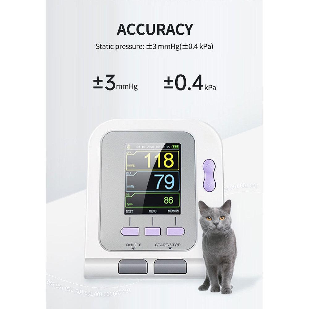 Ветеринарный электронный сфигмоманометр, автоматический тонометр для измерения артериального давления с загрузкой программного обеспечения для ПК
