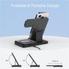 3 в 1 беспроводная зарядная подставка-подставка для iPhone 14 13 12 11X8 Watch 8 7 6 5 Airpods складная док-станция для быстрой зарядки 15 Вт