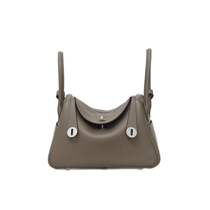 Высококачественная полуручная сумка-саквояж из вощеной нити и коровьей кожи лицевой выделки для женщин, одноплечевая ручная медицинская сумка