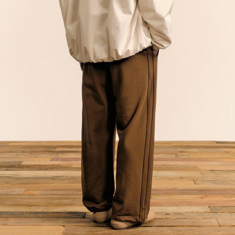 CROQUIS Men's 2024 Winter Loose Straight Knit Casual Pants