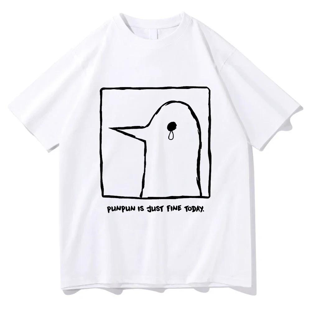 Футболка Oyasumi Punpun Мужская Женская Харадзюку Эстетичная Уличная Одежда Графическая Футболка Унисекс Аниме Манга Мультфильм Винтажная Песочная Футболка Топы