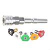 2025 New High Pressure Washer Adapter Foam Cannons Adapter for Nilfisk KEW Cleaner Converter 1/4in Quick with Nozzle