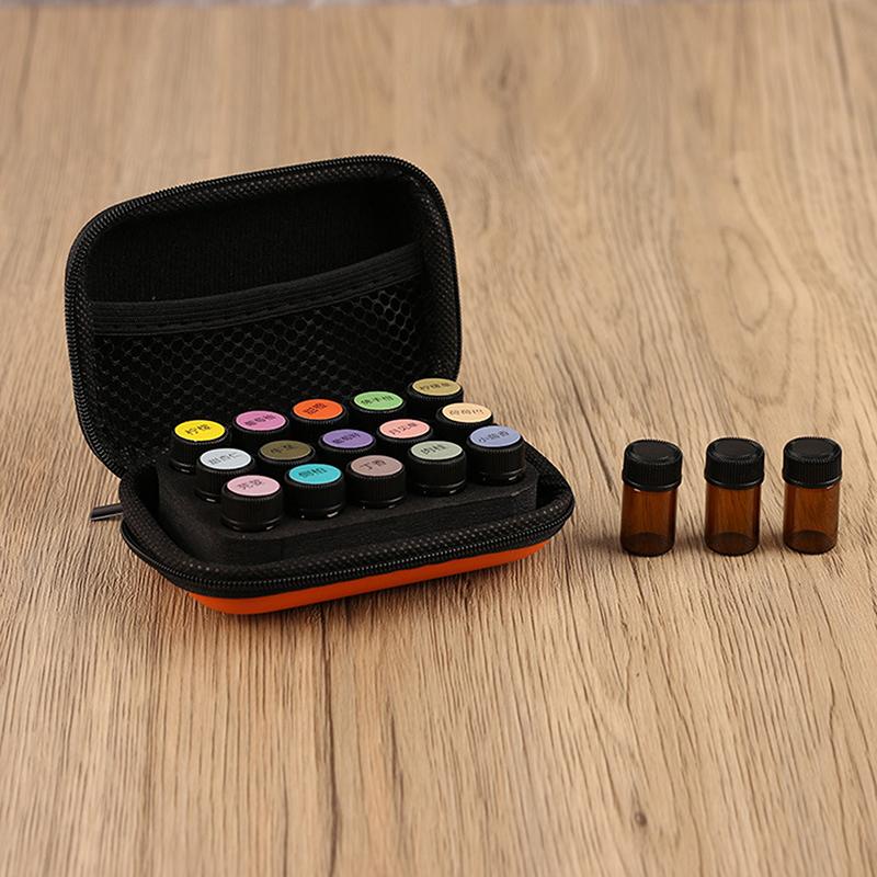 15 Slots 1Ml 2Ml 3Ml Essential Oil Case For Young Living Roller Bottles Storage Bag Holder Portable Perfume Hanging Organizer