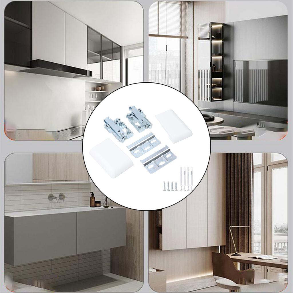 Сверхпрочный кронштейн Регулируемый подвес для шкафа Решение для домашнего хранения Регулируемый кронштейн-зажим для кухонного шкафа Опора для мебели