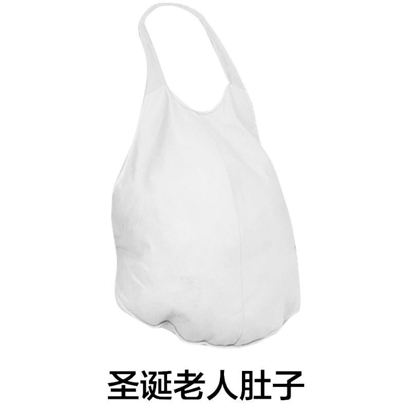 Christmas Stage Makeup Performance Accessories Costumes Men and Women Santa Claus Fake Belly Dress Up Props