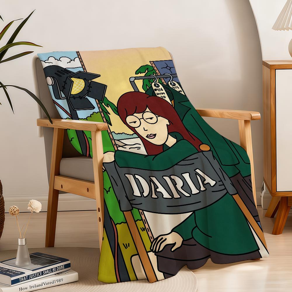 Мультяшное одеяло-плед D-DariaS-ES Суперуютный Плюшевый для Гостиной Дивана Диванчика Детские Подарки на День Рождения
