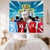 Arsenal Wall Decor Tapestry Art For Pet Memorial Birthdaywedding Party Backdrop Family Gift