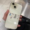 Креативная сушащаяся кошечка подходит для чехла мобильного телефона iPhone17 Apple Air кошачьи ушки 16/15 милая 14 прозрачная 13