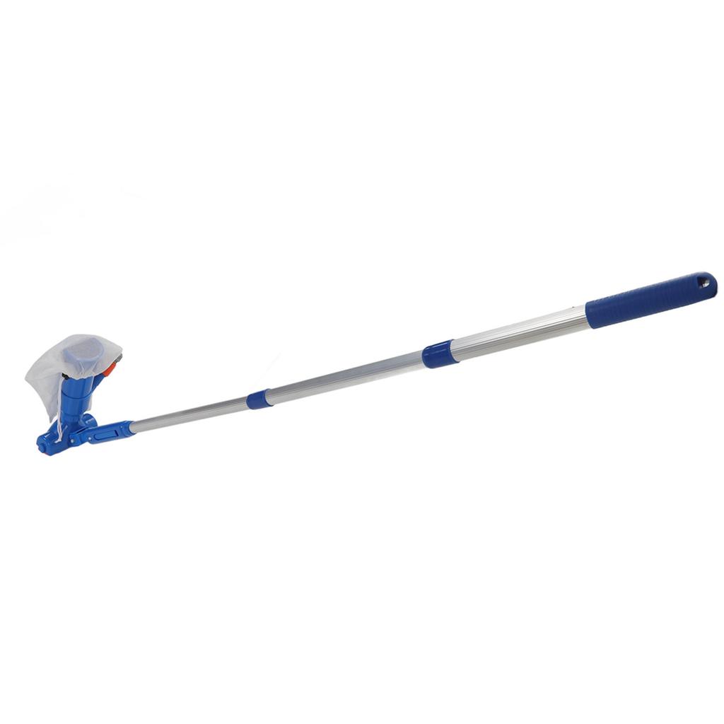 Pool Vacuum Cleaner Brush Portable with Telescopic Rod Plastic Pool Vacuum Cleaner for Fountains Cleaning