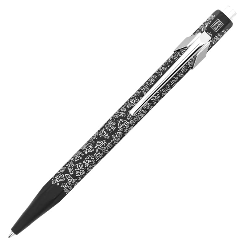Шариковая ручка CARAN 849 Keith Haring Black Limited Regular Imported Product D'ACHE на масляной основе NFCC0849-223
