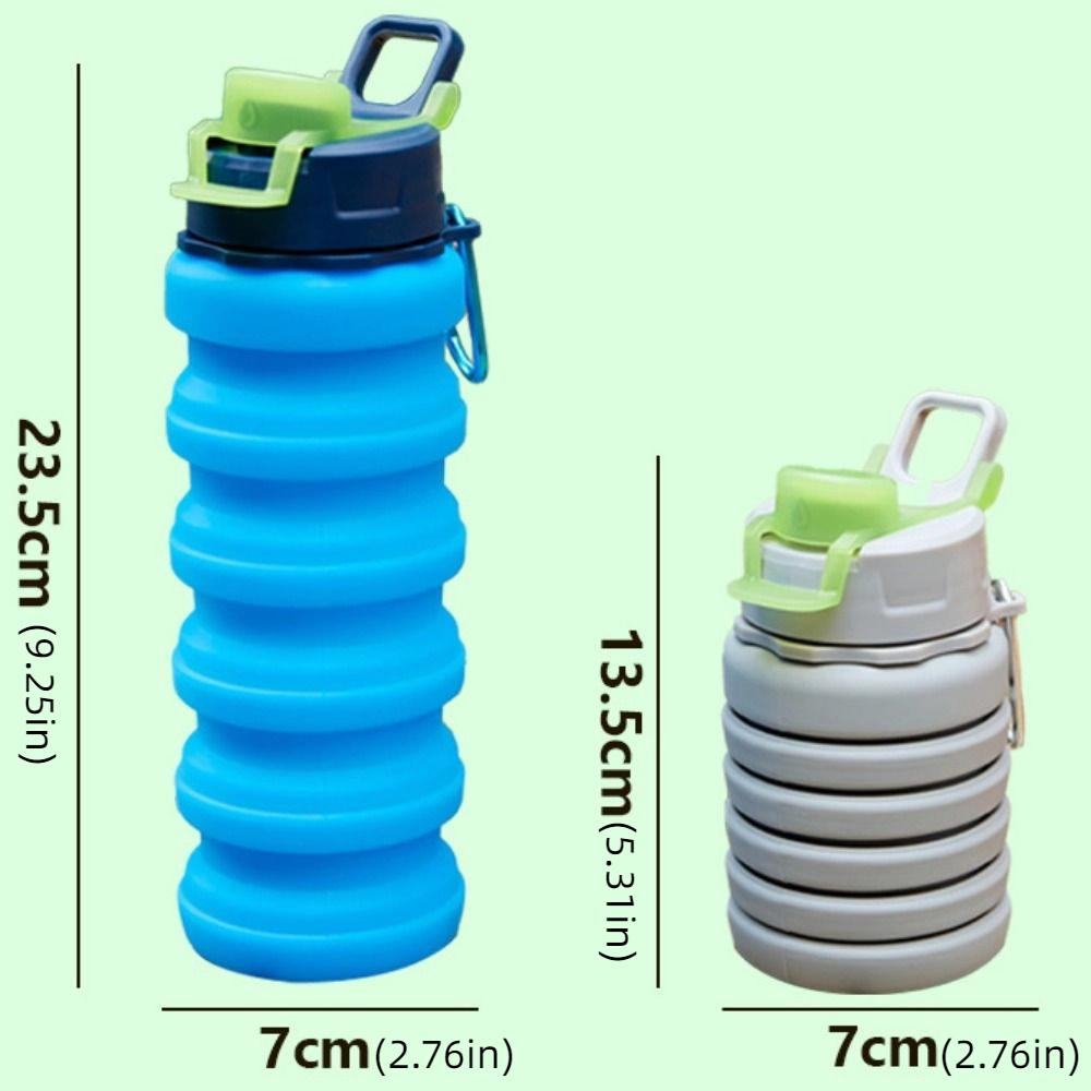 Retractable Sports Water Bottle Portable Foldable Drinking Cup Collapsible Sport Bottle Gym