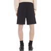 Maison Kitsune SS24 Solid Color Drawstring Pocket Mid Waist Casual Shorts Men shorts Black MM01111KM0321-O197