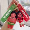 Large Colorful Moana Keychain Featuring Charming Characters Ideal For Gift Giving And Collecting