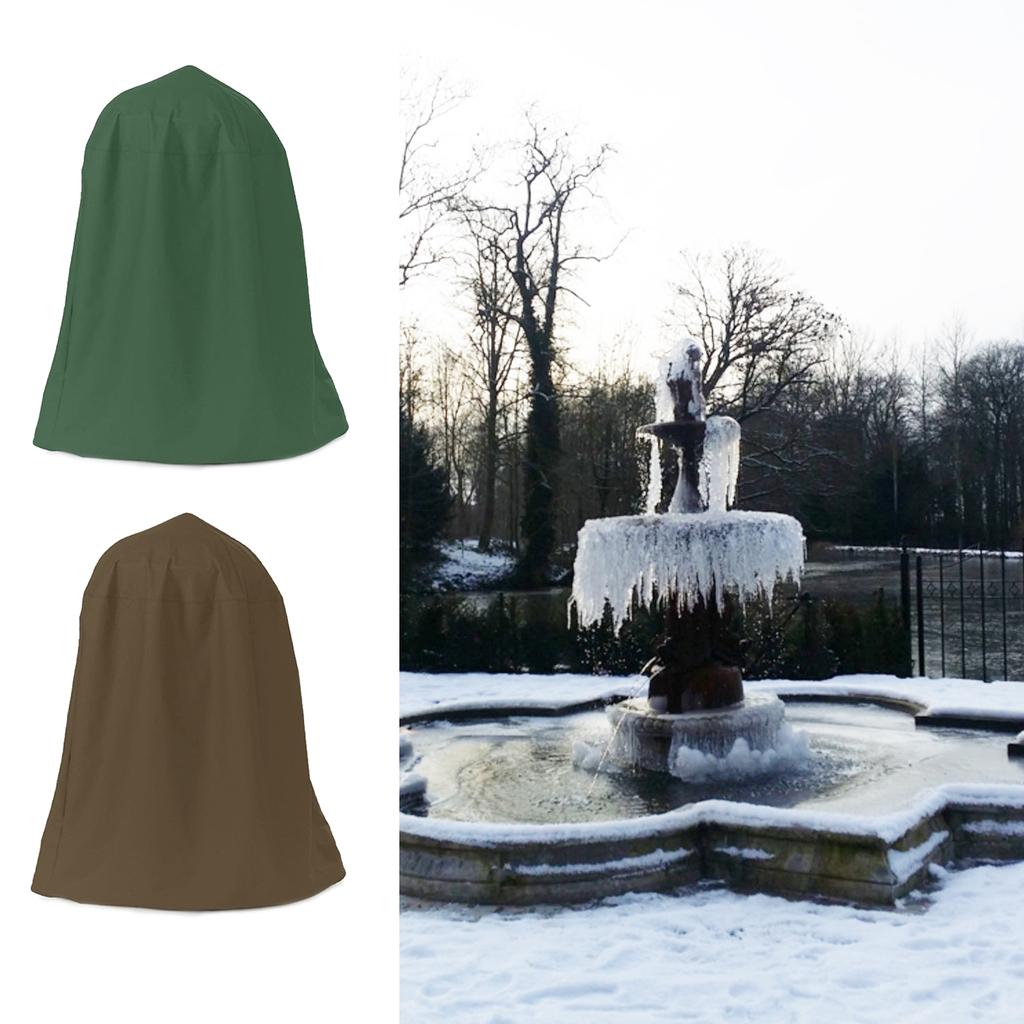 Садовый фонтан статуя защитный чехол посеребренная ткань Оксфорд водонепроницаемый ветрозащитный фонтан