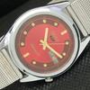 ВОССТАНОВЛЕННЫЕ ВИНТАЖНЫЕ SEIKO 5 AUTO 7019A ЯПОНИЯ МУЖСКИЕ D/D КРАСНЫЕ ЧАСЫ 593a-a311242-9 SKU593a-a311242