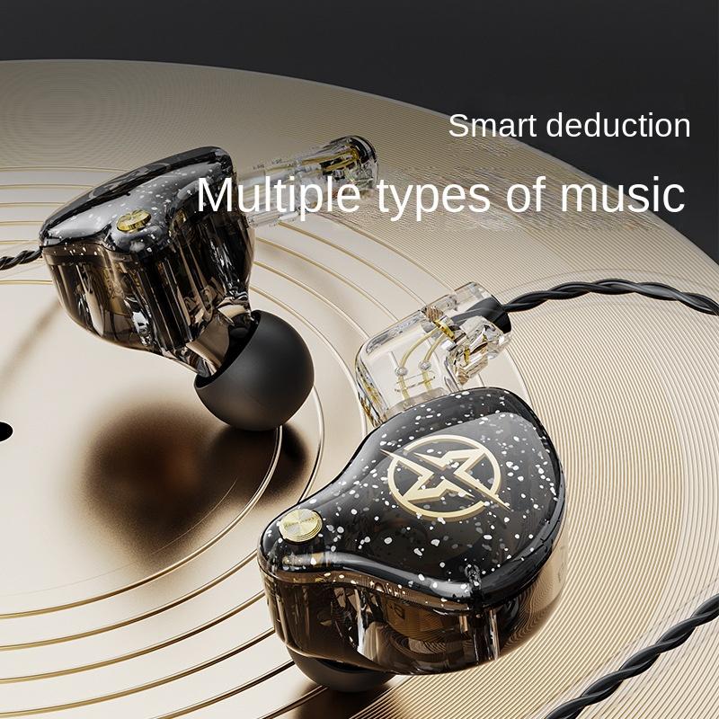 X2PRO Replaceable Line Plug -in Motion HIFI Car Ring Mobile Phone Wired Headphones