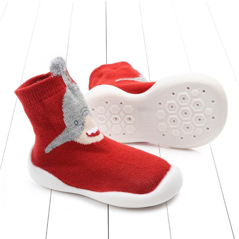 Baby Toddler Shoes Baby Shoes Non-slip Fox Tiger Thickening Shoes Sock Floor Shoes Foot Socks Animal Style