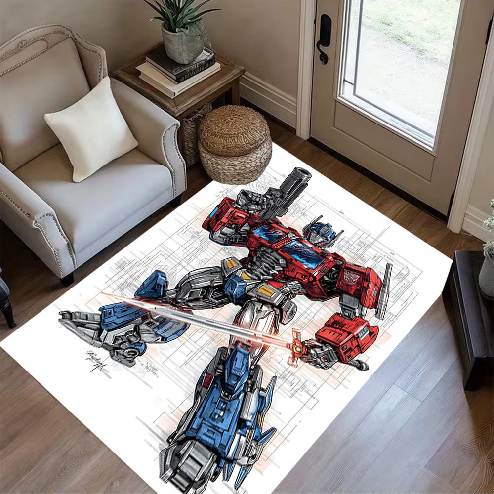 1pc robot rug home carpet design for office decor gift living room bedroom
