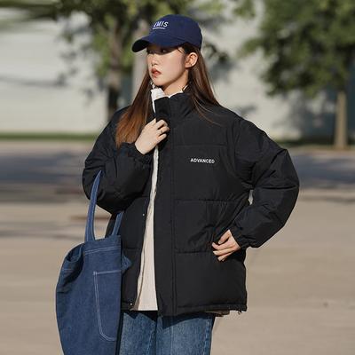 Модная хлопковая одежда женская зима 2025 новая свободная BF повседневная пуховая куртка женская корейская версия короткая женская стеганая куртка