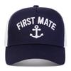 Net Baseball Stitching Embroidered Mate/Captain First Neutral Gender Women  Men For 2Pcs/Set Caps Spring And Summer Outdoor Adjustable Casual Hats