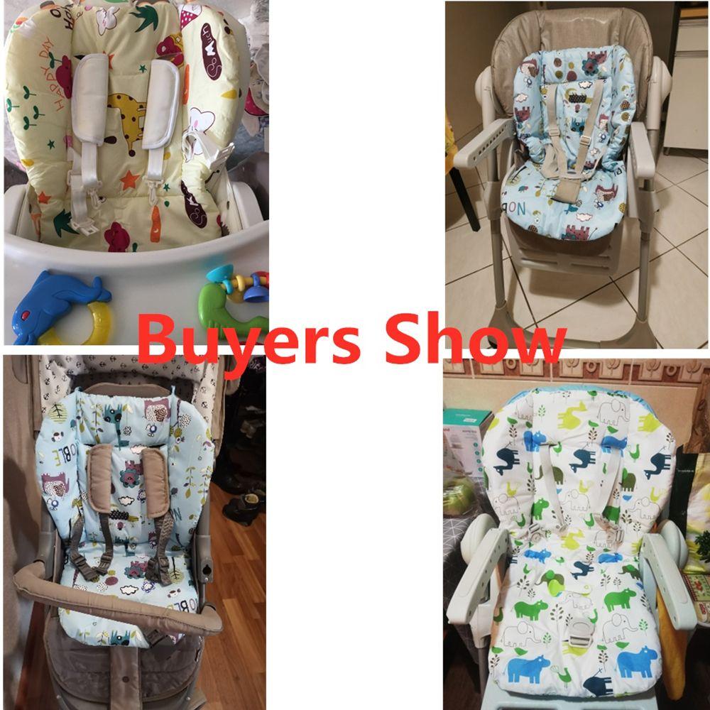 Thick Baby Stroller Cushion Pad Feeding Chair Mat Booster Seats Cushion Kids Highchair Cushion Mat